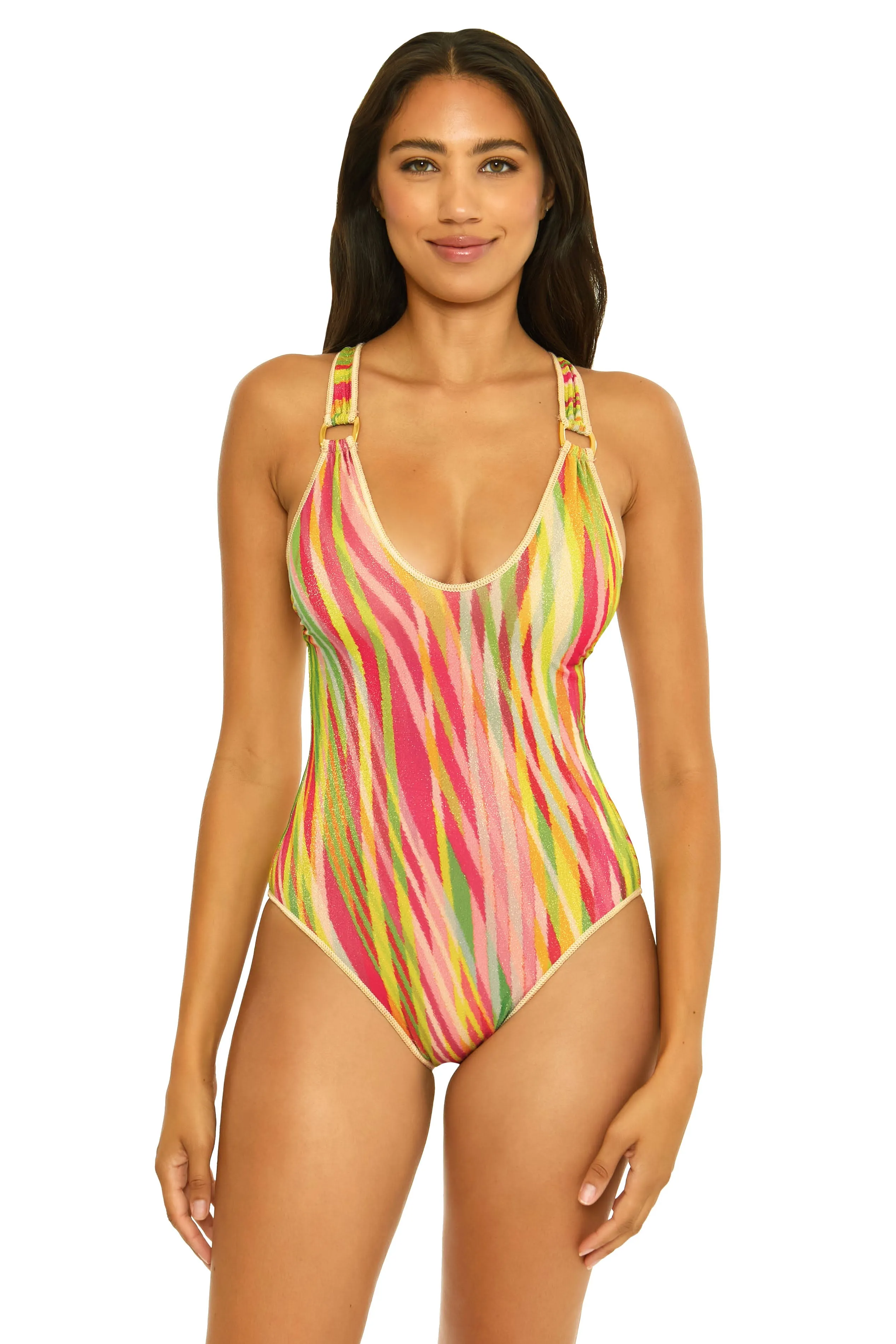 Becca Awaken One-Piece Swimsuit in Multi