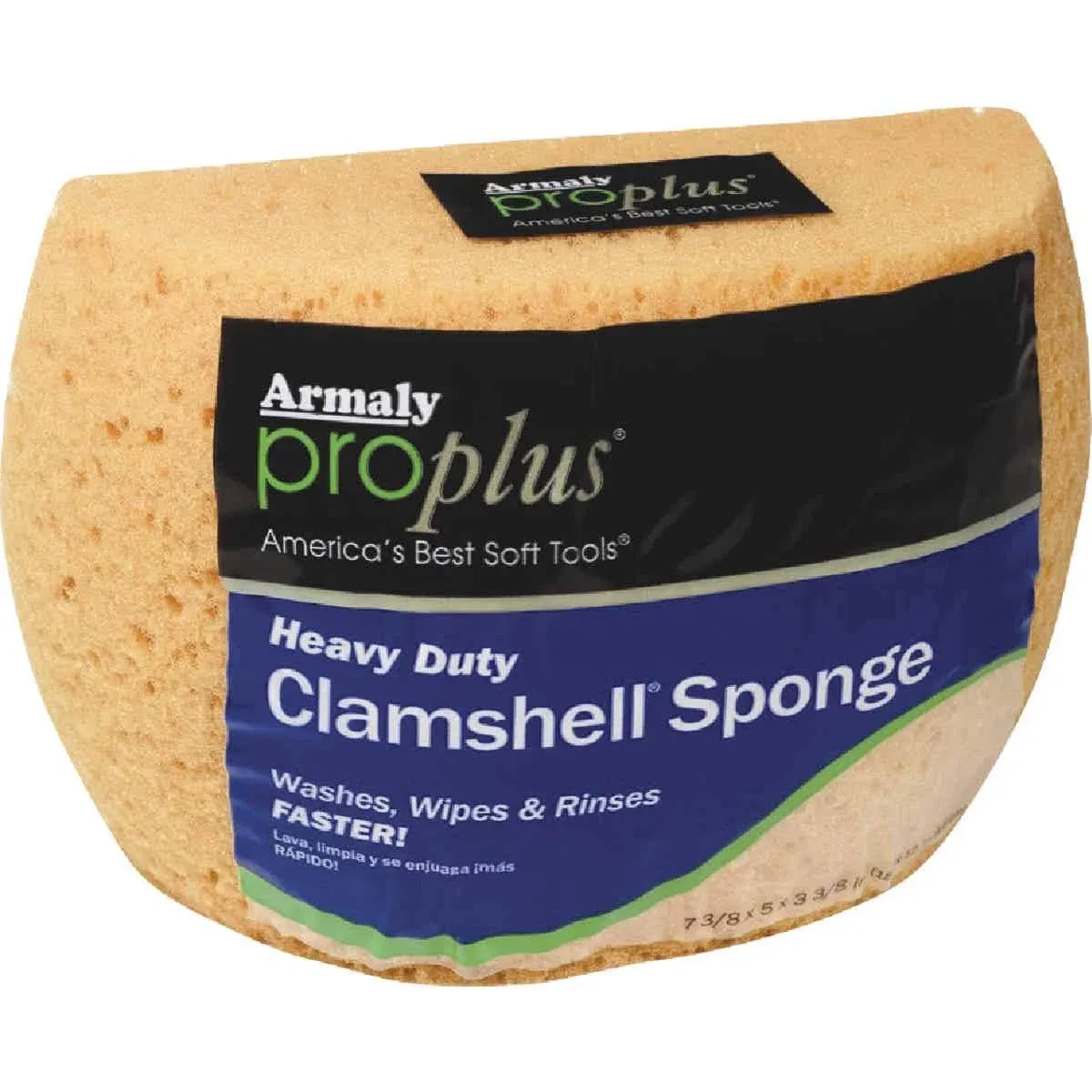 00008 Large Proplus Heavy-Duty Clamshell Utility Sponge , Yellow