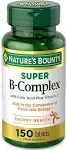 Nature's Bounty, Super B-Complex with Folic Acid Plus Vitamin C, 150 Coated Tablets