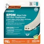 NEW Frost King V27WA White Adhesive EDPM rubber weather stripping 9/16 x 10FT