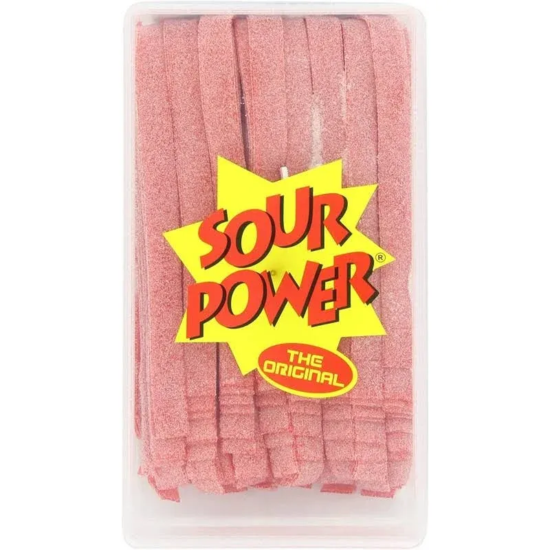 Sour Power Belts Strawberry 42.3oz 150 Count Single