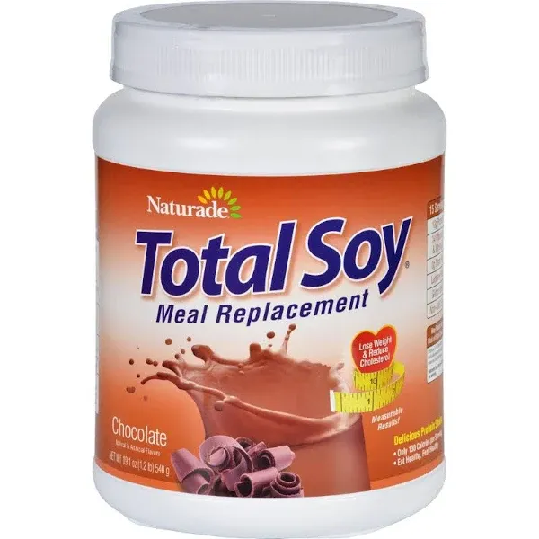 Naturade Total Soy Meal Replacement, Chocolate - 19.1 oz jar