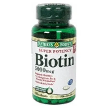 Nature's Bounty Biotin mcg