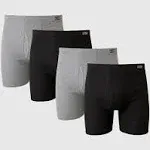 New HANES Tagless Cool Comfort Boxer Briefs 4-Pack 7460U4 Size 2X 44-46&#034; Cotton