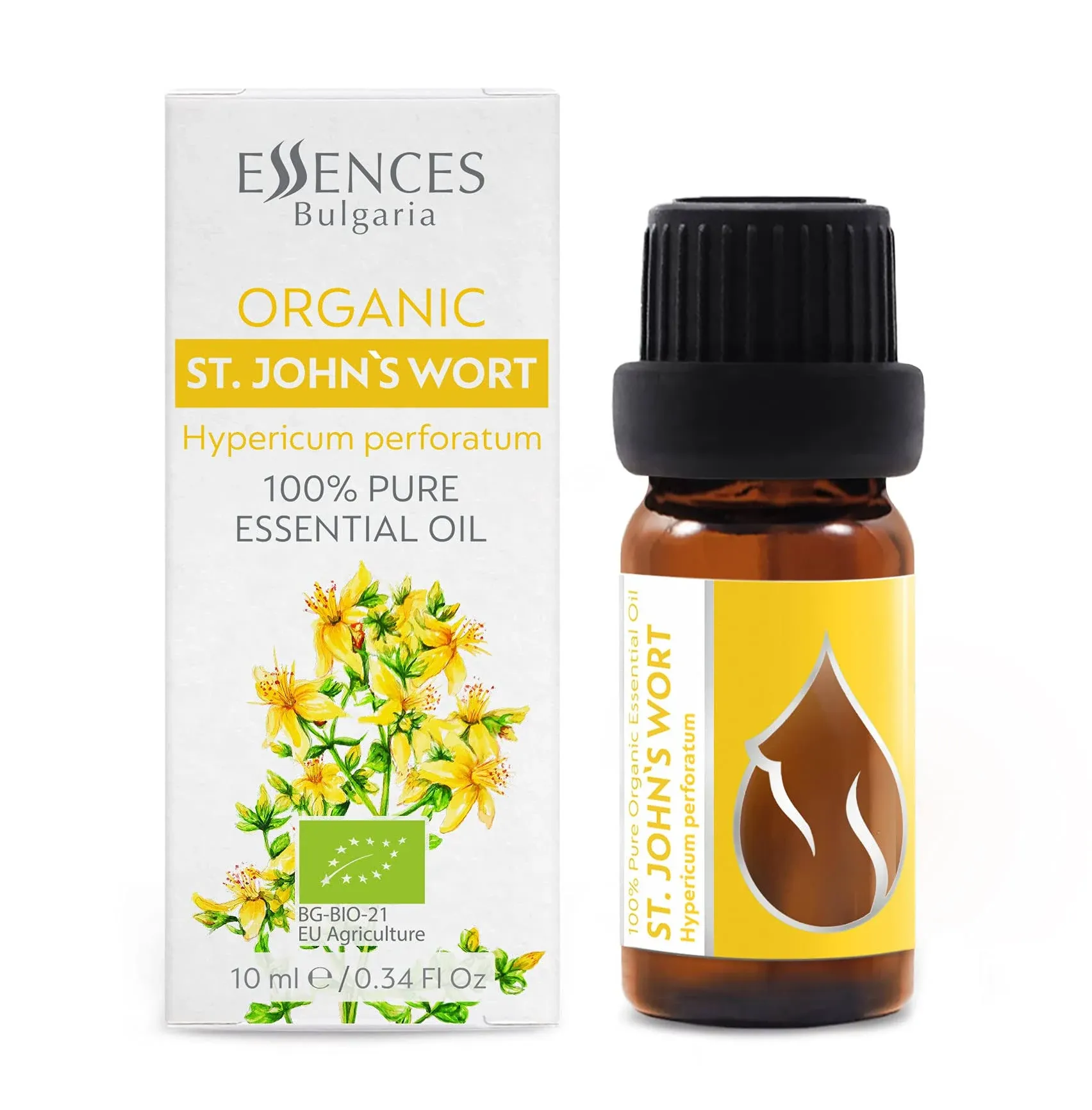 Organic St. John’s Wort - Essential Oil, 100% Pure, Undiluted (1/6 oz - 1/3 oz)  | eBay