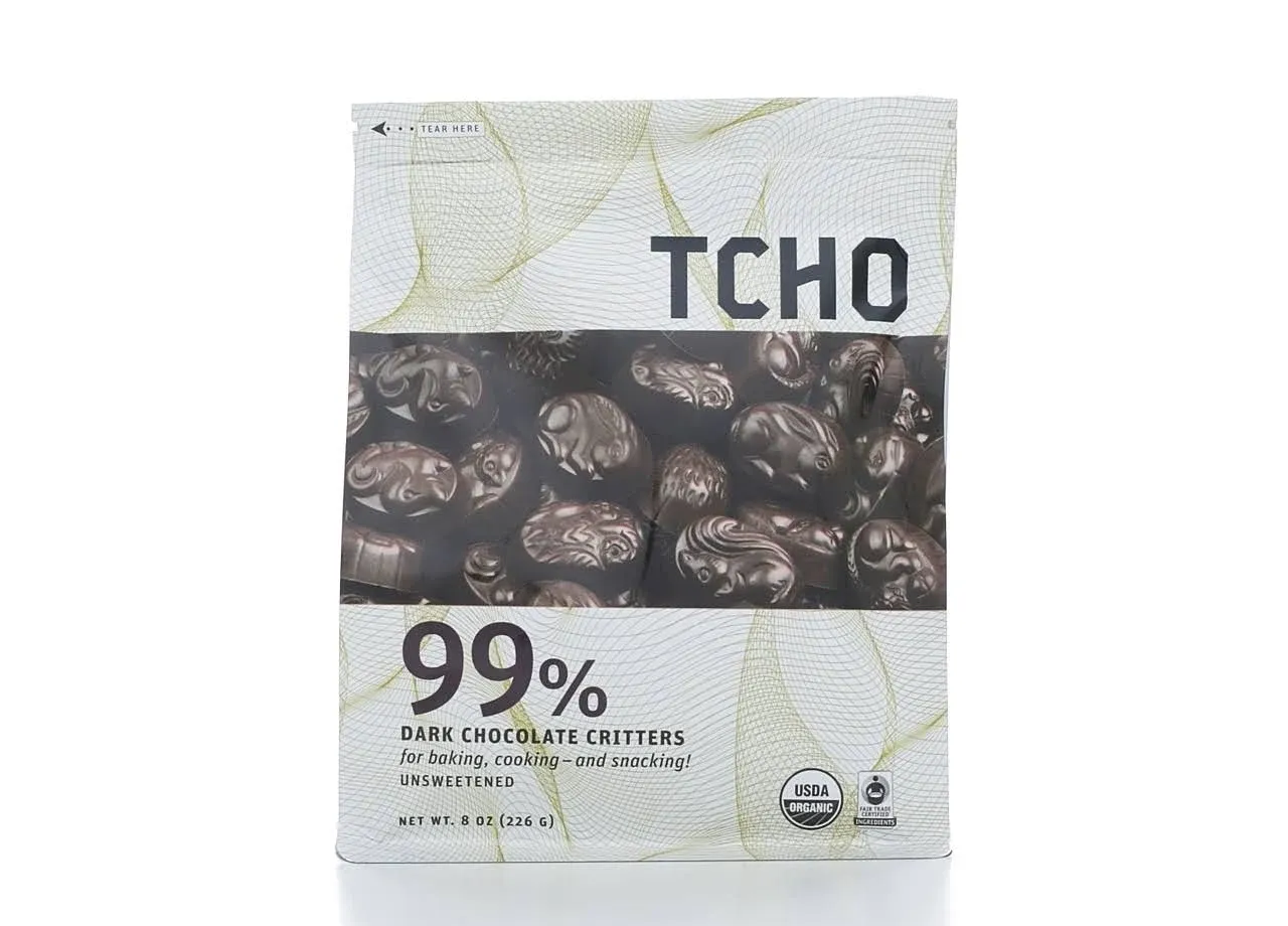 Tcho Dark And Bitter Unsweetened Baking Chocolate