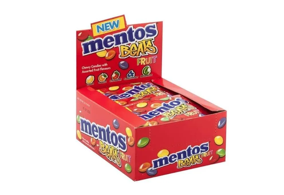 Mentos Beats Fruit Candy Mint Chewy Sweets with Assorted Flavors