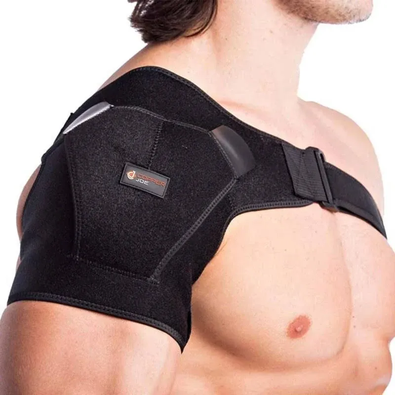 Copper Joe Compression Shoulder Brace for Women & Men - Rotator Cuff Support ...