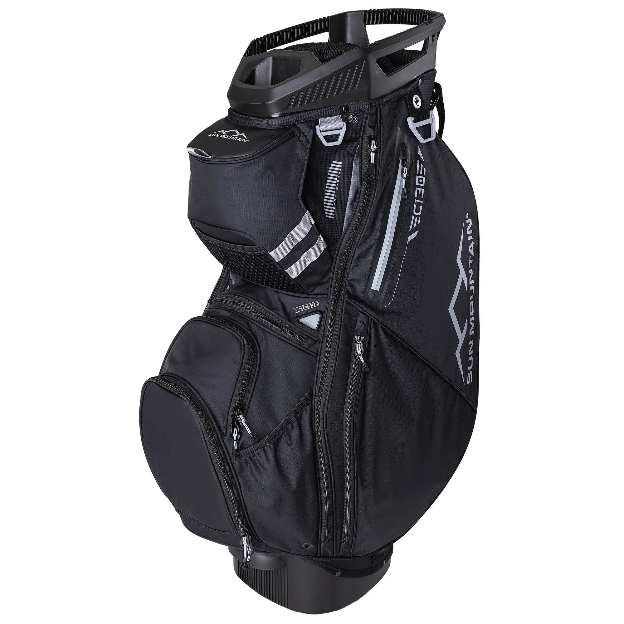 Sun Mountain 2024 C-130 5-Way Cart Bag · Black