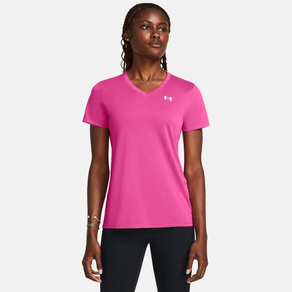 Under Armour Women's Tech Short Sleeve V Neck