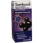 Sambucol Immune System Support Syrup, Black Elderberry - 4 fl oz bottle