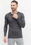 32 DEGREES Heat Men&#039;s Base Leyer Long Sleeve Crew Neck Tee 2-Pack , Size : Small