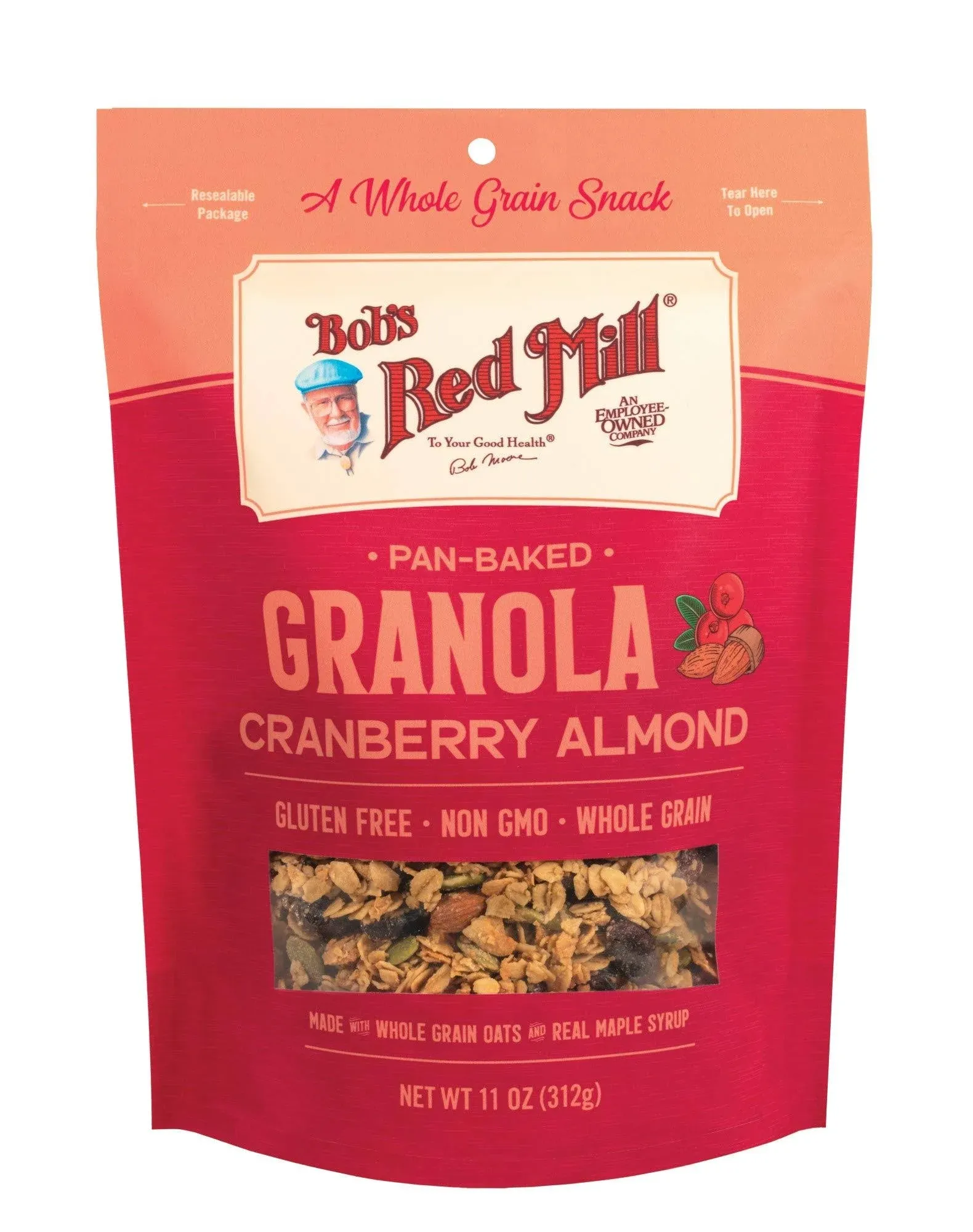 Bob's Red Mill - Granola Cranberry Almond - Case of 6 - 11 oz