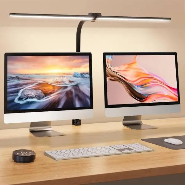 Brightown LED Desk Lamp with Clamp Architect for Home Office Remote Control Eye ...