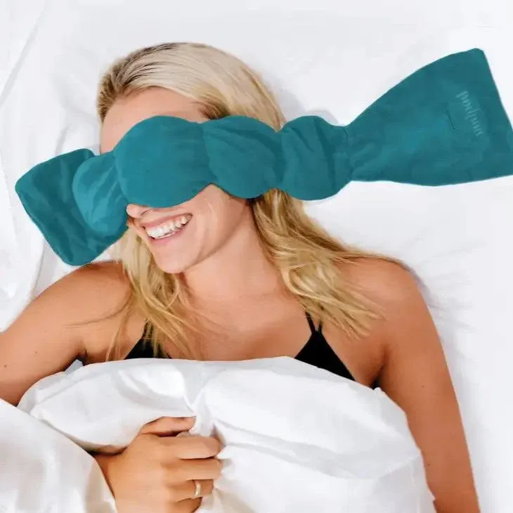 Nodpod Gentle Pressure Sleep Mask | Patented Light Blocking Design for Sleeping, Traveling & Relaxation - Black Onyx