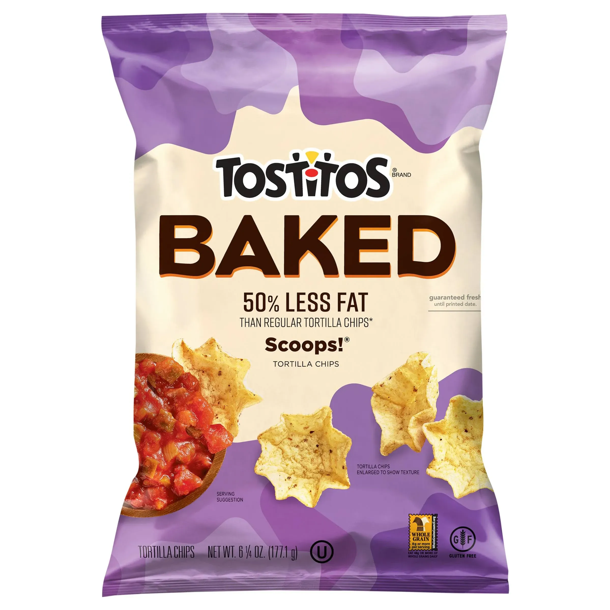 Tostitos Scoops Oven Baked Tortilla Chips, 6.25 oz bag