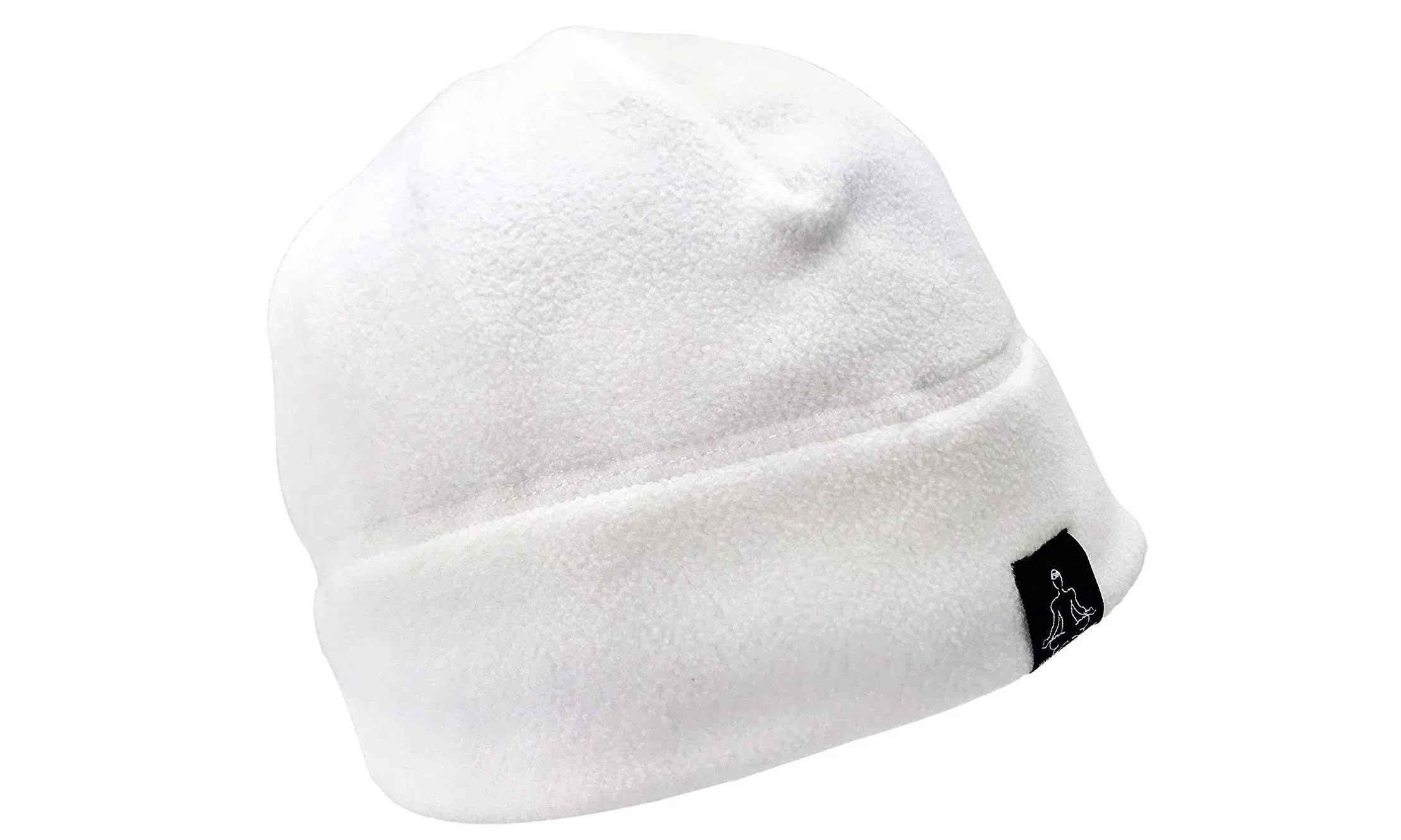 Tactical Fleece Watch Cap Beanie - Temple Tape - White - OSFA