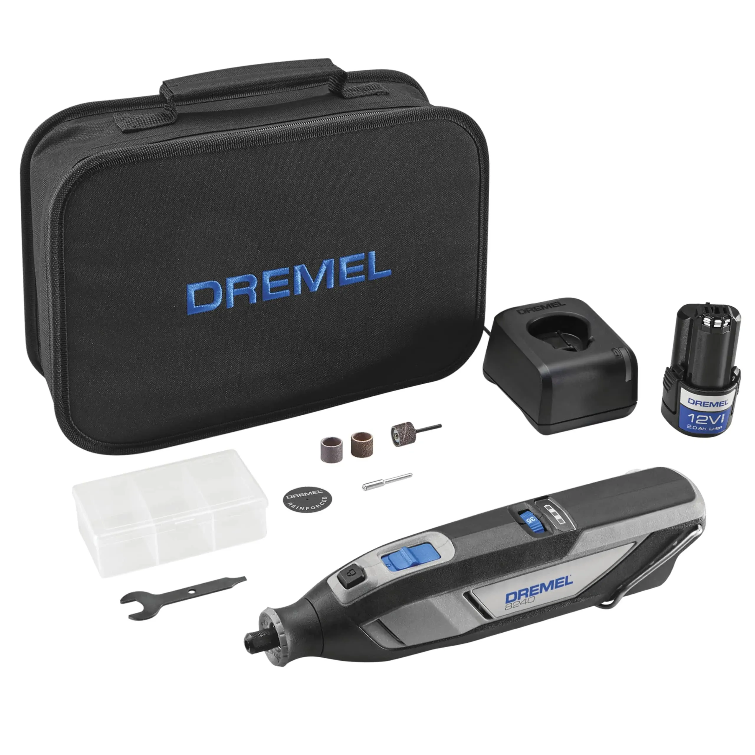 Dremel 8240 12V Superior Control and Quiet Operation Cordless Rotary Tool Kit