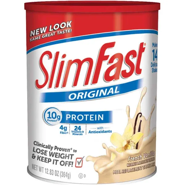 SLIMFAST 22637 Slimfast French Vanilla Meal Replacement Drink Mix 12.83 oz., PK3