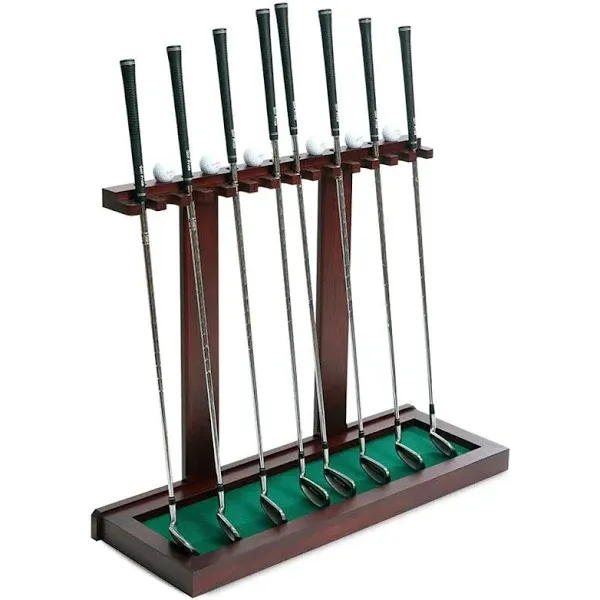 Eureka Golf Products Premium Wooden Club Display Rack | 14 Club Capacity ...