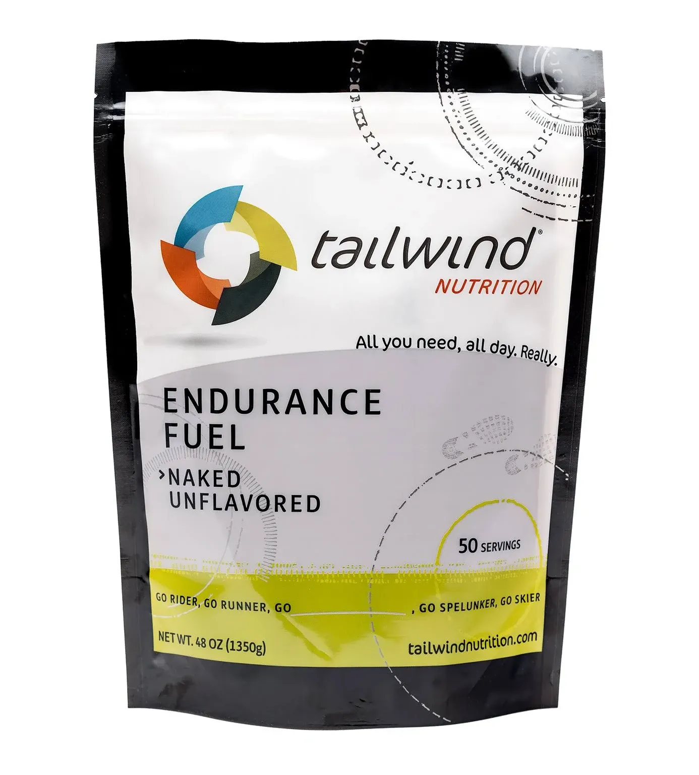 Tailwind Endurance Naked Fuel Drink Mix, Unflavored - 29 oz pouch