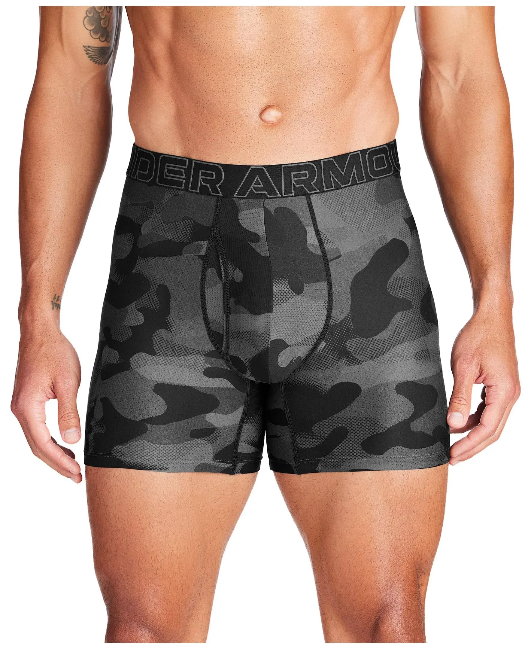 Under Armour 6 inch Tech Boxer Brief New Tag Men Sizes Box Contains 3 Boxerjocks