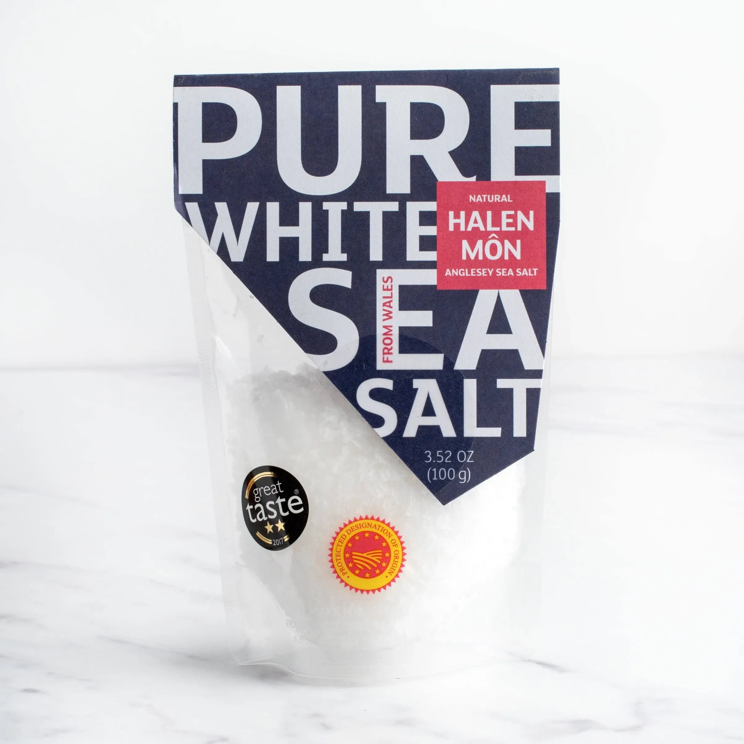 Halen Mon Pure White Sea Salt - 3.4 oz