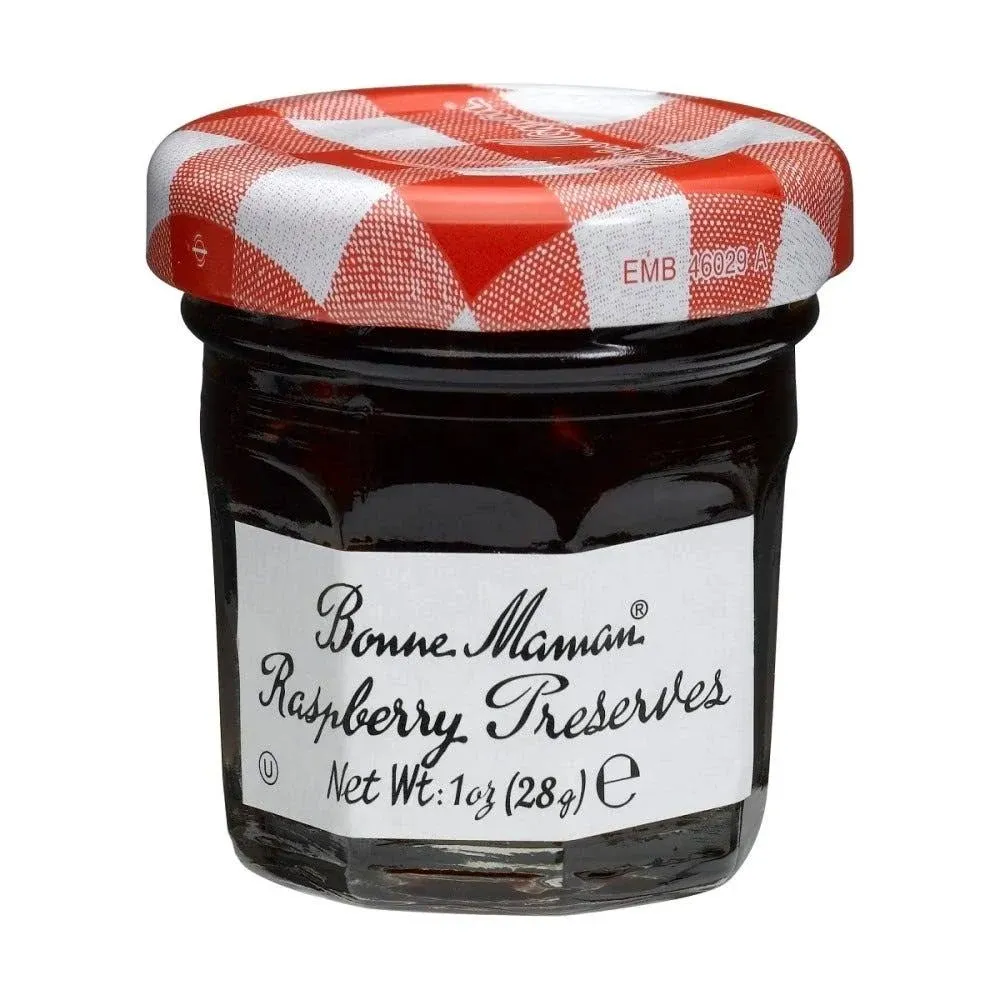 Bonne Maman Raspberry Preserves, 13 Ounce Jars (Pack of 6)