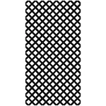 Veranda 73004497 4 ft. x 8 ft. Black Garden Vinyl Lattice