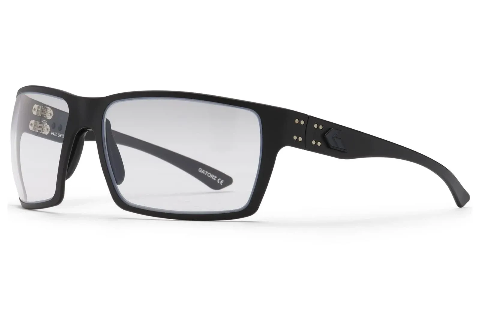 Gatorz Eyewear Marauder - Ballistics - ANSI Z87+/MILSPEC Ballistic Photochromic w/Anti-Fog - Black Cerakote w/Black Logo