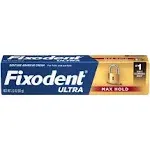 Fixodent Ultra Max Hold Denture Cream, 2.2 Oz