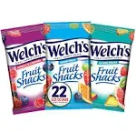 Welch's Fruit Snacks, Variety Pack with Mixed Fruit, Island Fruits & Berries 'N Cherries, Gluten Free, 2.25 oz Bags (Pack of 22)