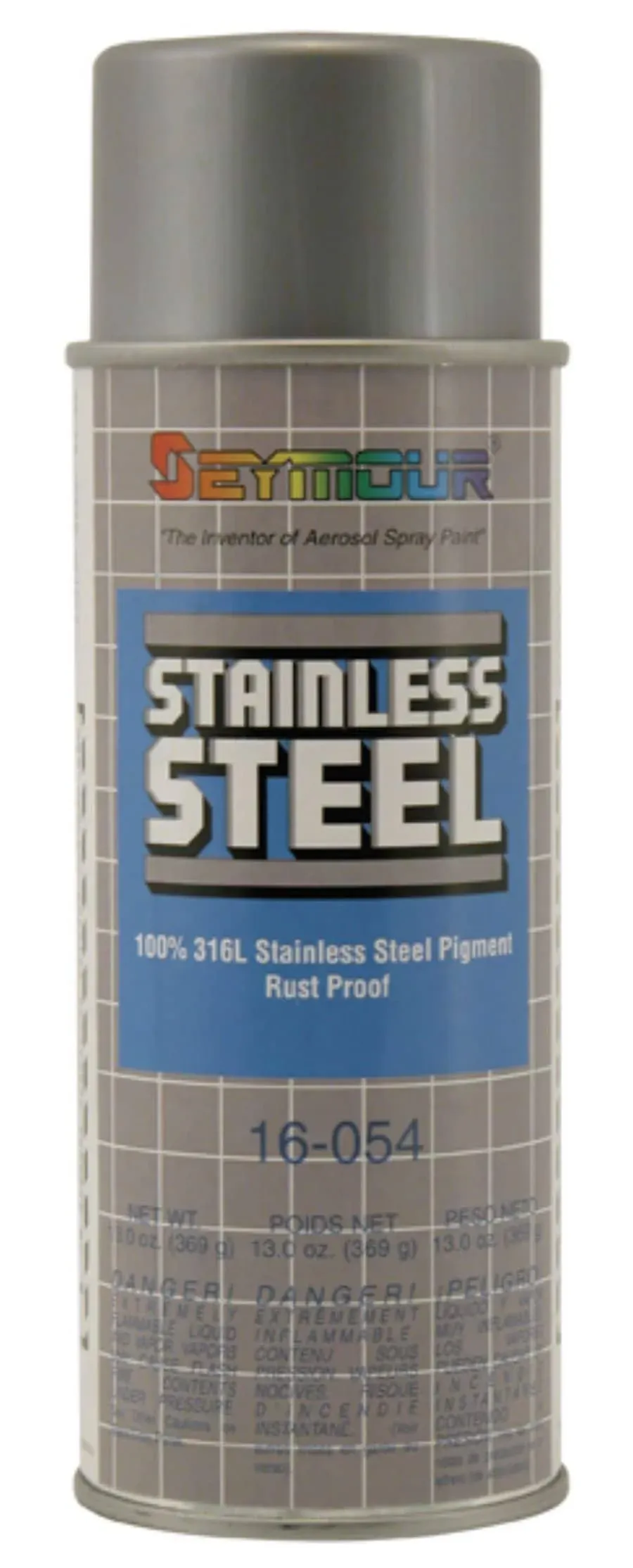 Stainless Steel Rust Protective Spray Paint - STAINLESS STEEL SPRAY 16 Oz.