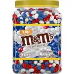 M&M's Red White & Blue Patriotic Mix Milk Chocolate Candy 62 oz.