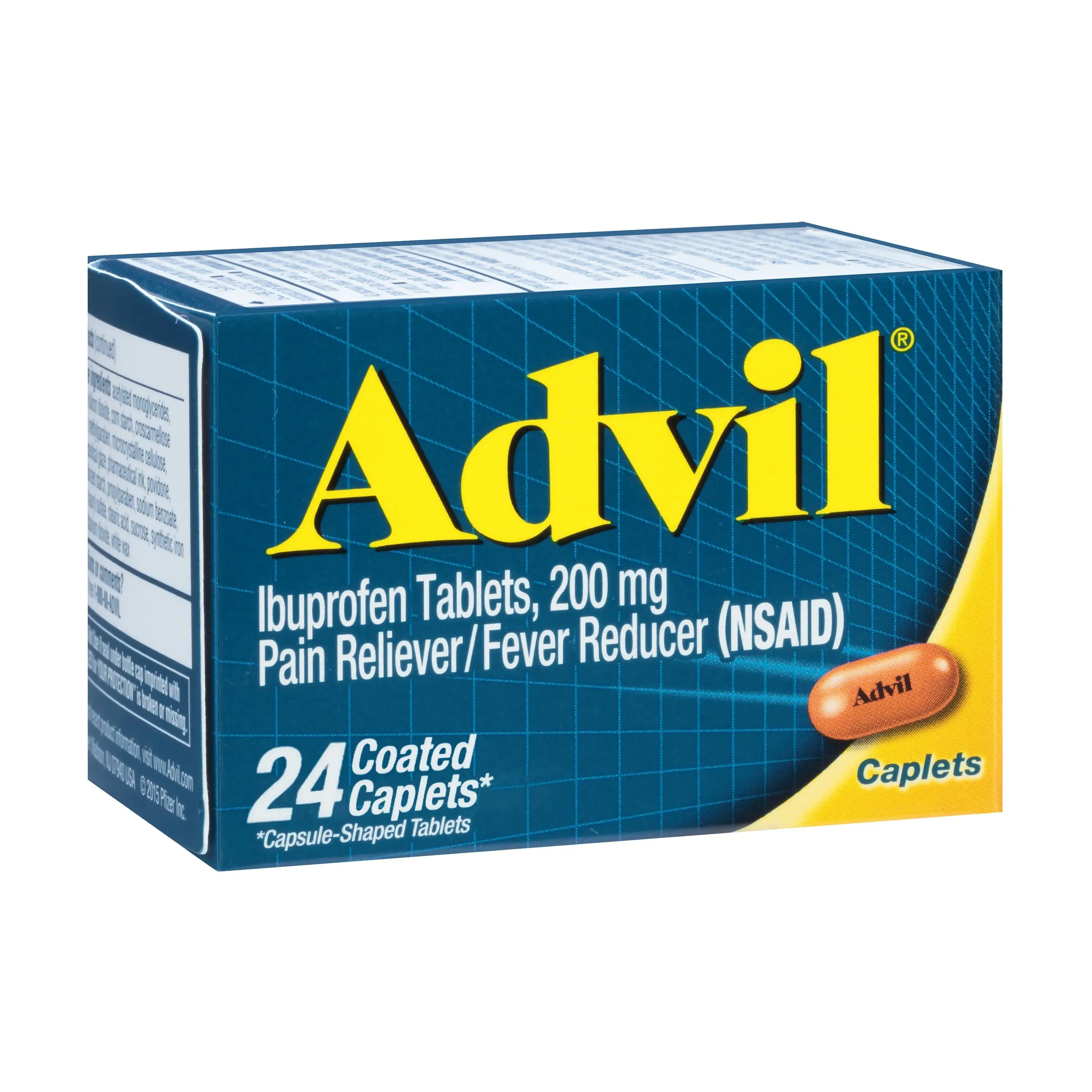 Advil Pain Reliever/Fever Reducer, 24 Caplets