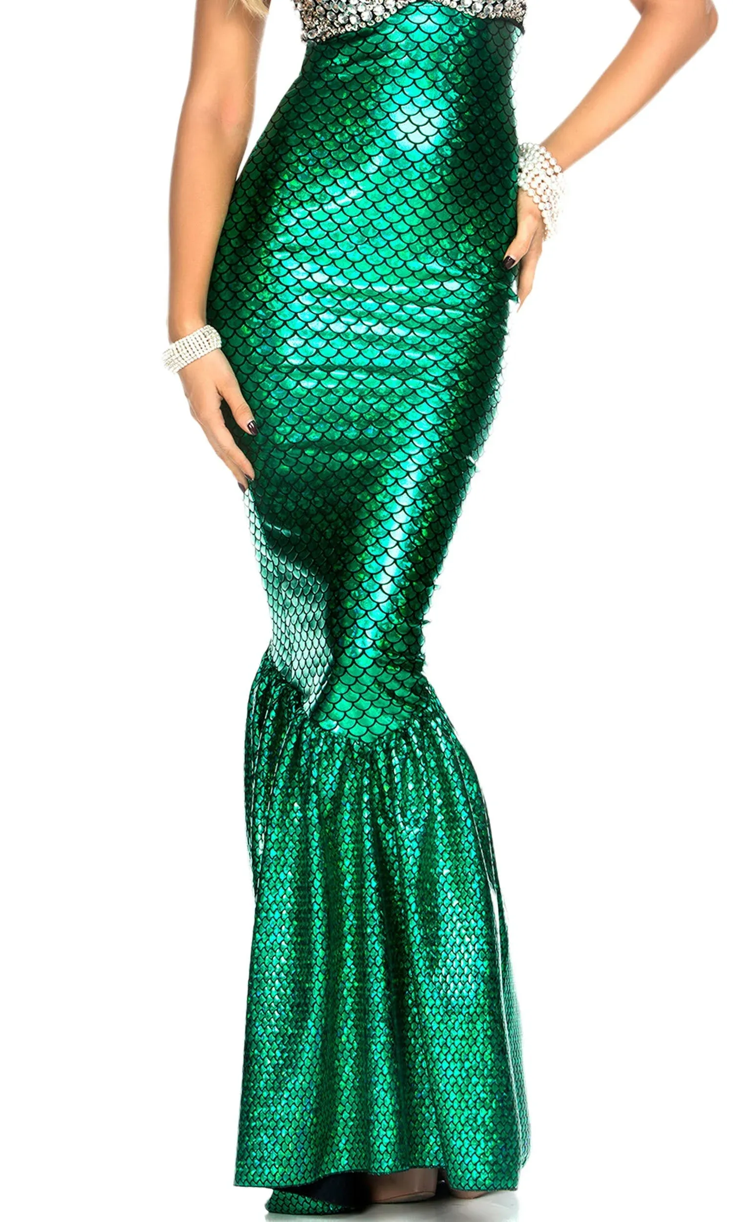 Green hologram mermaid tail 🧜🏼‍♀️