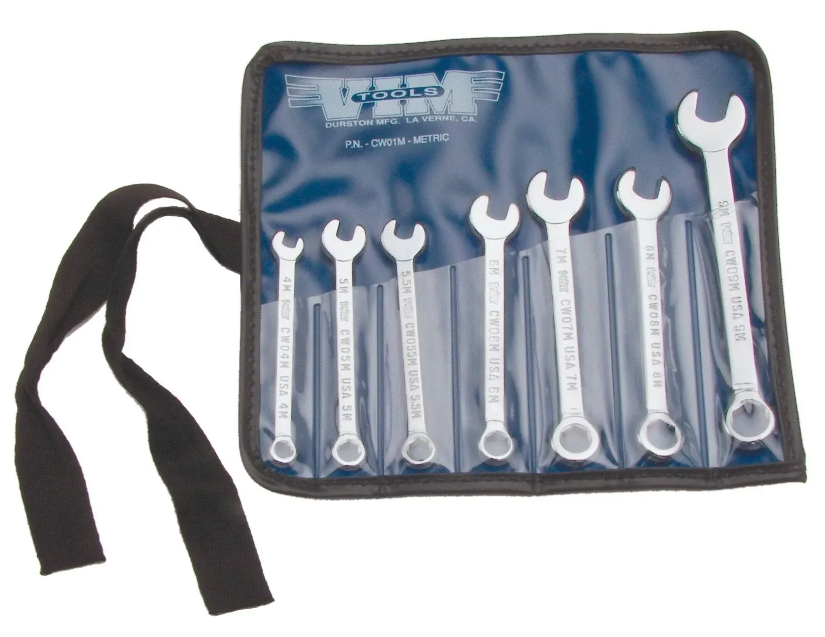 Vim Products CW01M 7-Pc Metric Combination Wrench Set