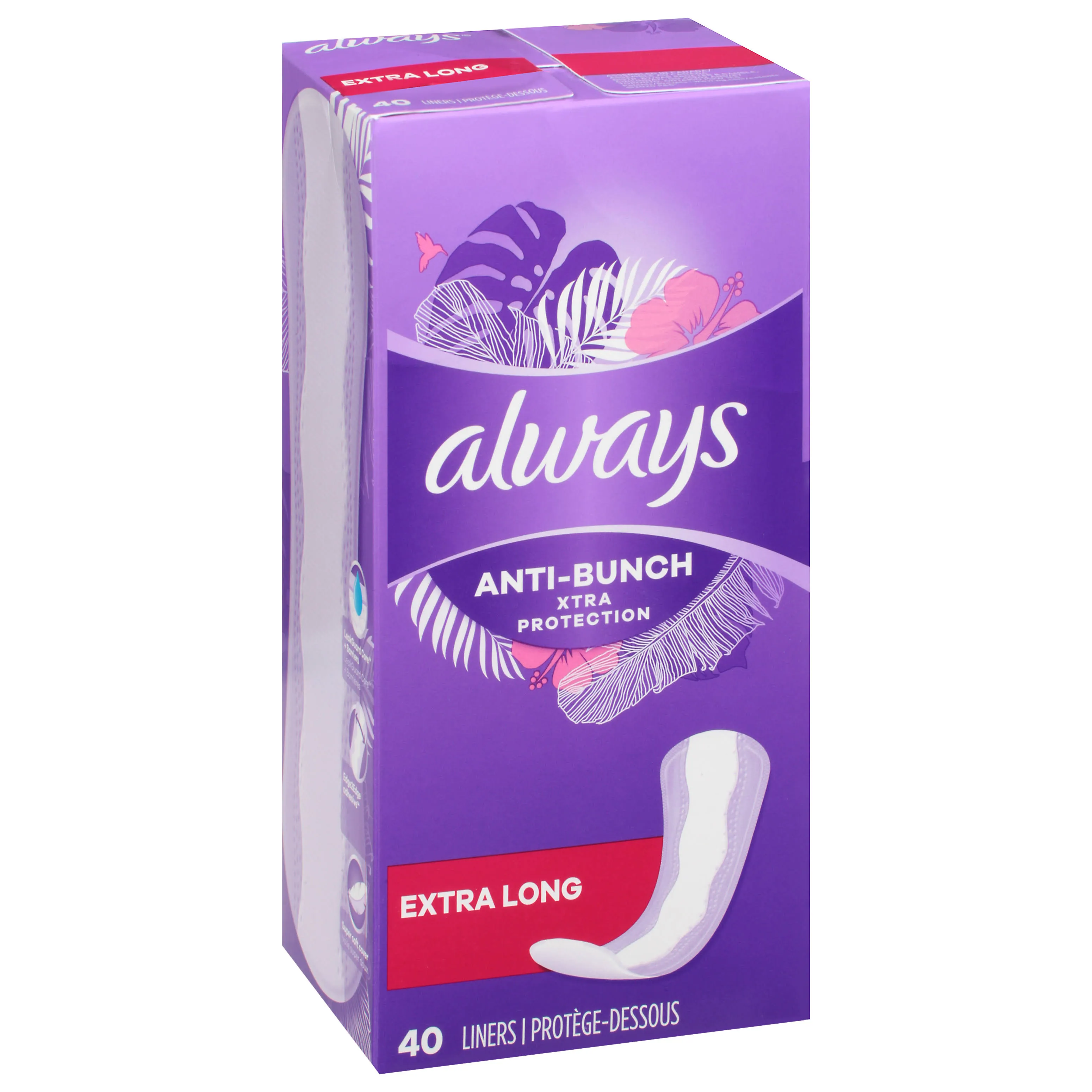 Always Xtra Protection Daily Liners, Unscented - 68 count