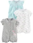 Simple Joys by Carter's baby-girls 3-Pack Snap-Up Rompers