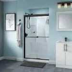 Delta SD3276495 Trinsic 48&#034;W Sliding Semi Frameless Shower Door - Bronze