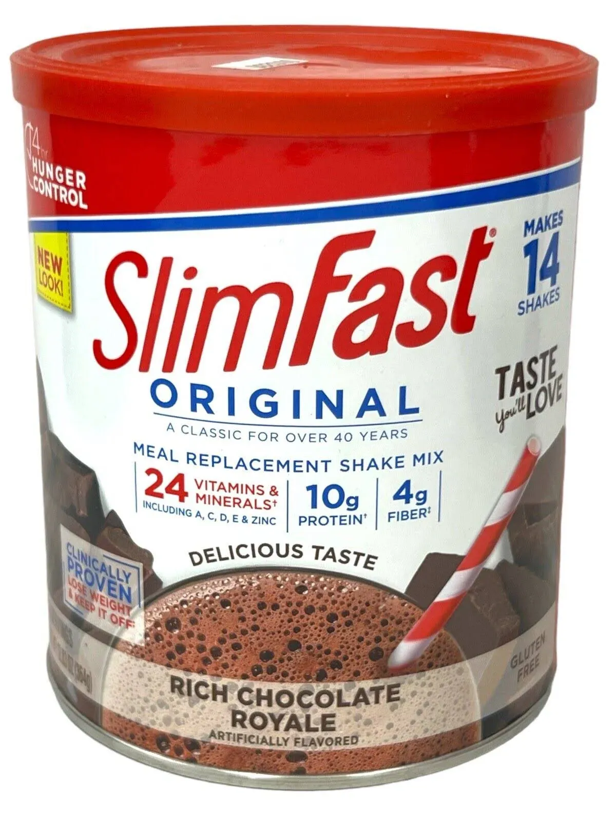 Slimfast Meal Replacement Powder, Original Rich Chocolate Royale, Weight Loss Sh