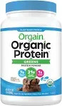 Orgain Organic Protein + Greens - Plant Based Powder Creamy Chocolate Fudge 1.94 Lbs