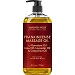 Stretch Mark and Scar Frankincense Massage Oil by Majestic Pure, for Softer &amp; Sm