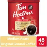 Tim Hortons Original Blend, Medium Roast Ground Coffee, Canada’s Favorite Made