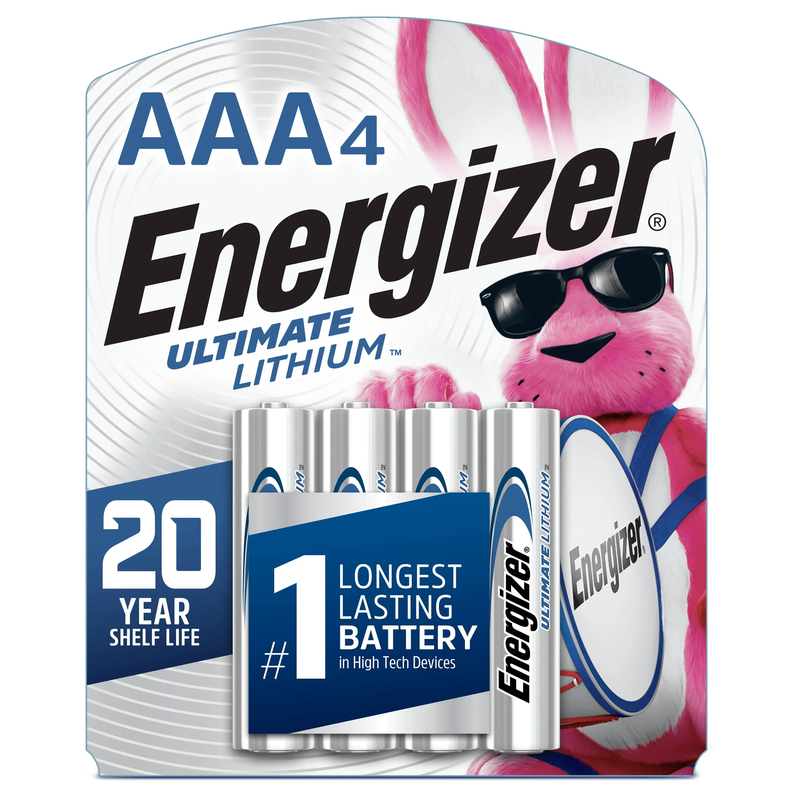 Energizer - Ultimate Lithium AAA Batteries, 4-Pack