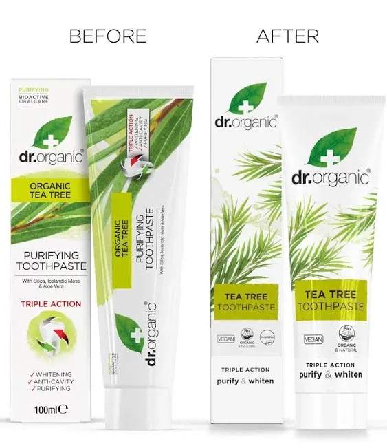 Dr Organic Tea Tree Toothpaste