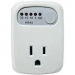 Simple Touch Auto Shut-Off Safety Outlet 30 min 15 min 10 min 5 min Countdown Timer