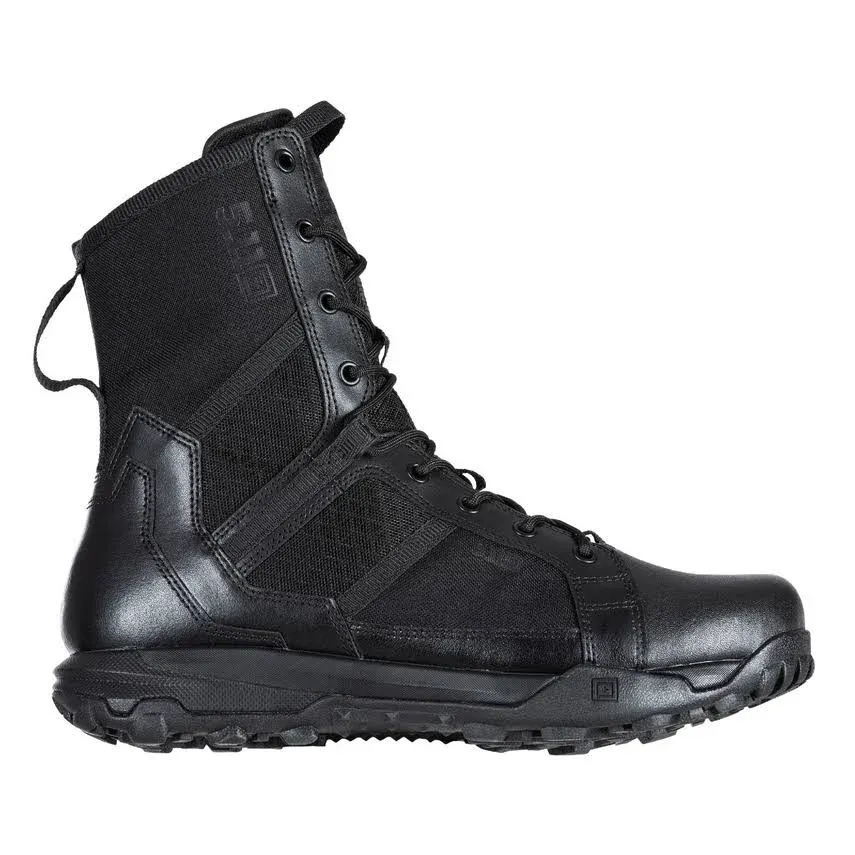 5.11 8" A/T Side-Zip Waterproof Boots, Men's Black