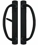 Rockwell Security Charlotte Patio Sliding Door Handleset in Black Finish