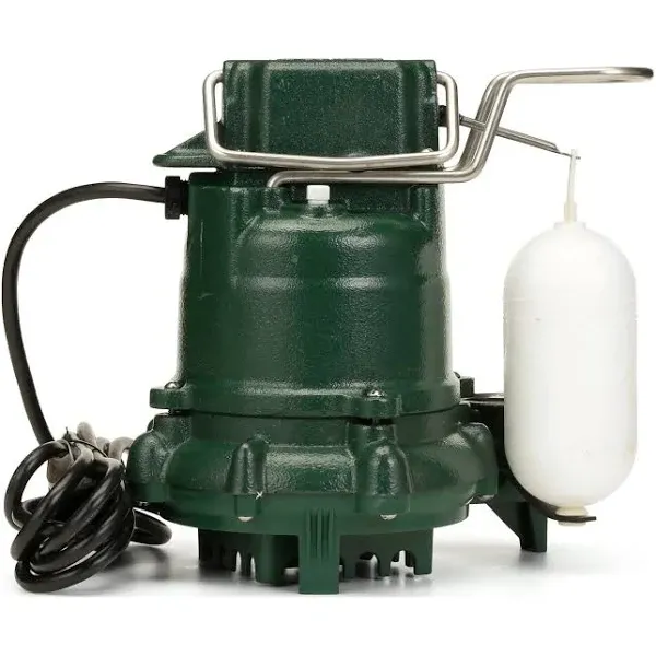 Mighty Mate Submersible Sump Pump 1/3 HP High Performance Durable Water Removal 